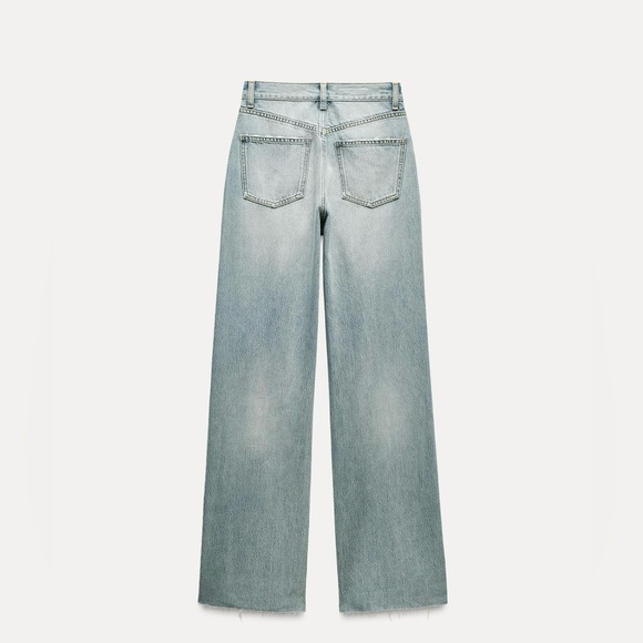 FULL LENGTH TRF HIGH RISE WIDE LEG JEANS - Picture 3 of 9